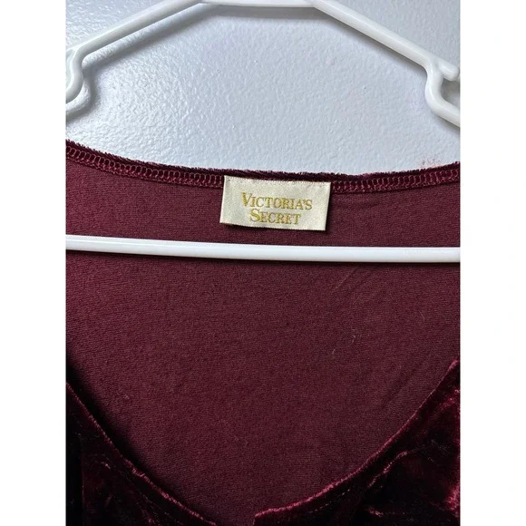 Vintage (90s-00) Victoria Secret Velvet Body Suit (large) - Picture 3 of 9